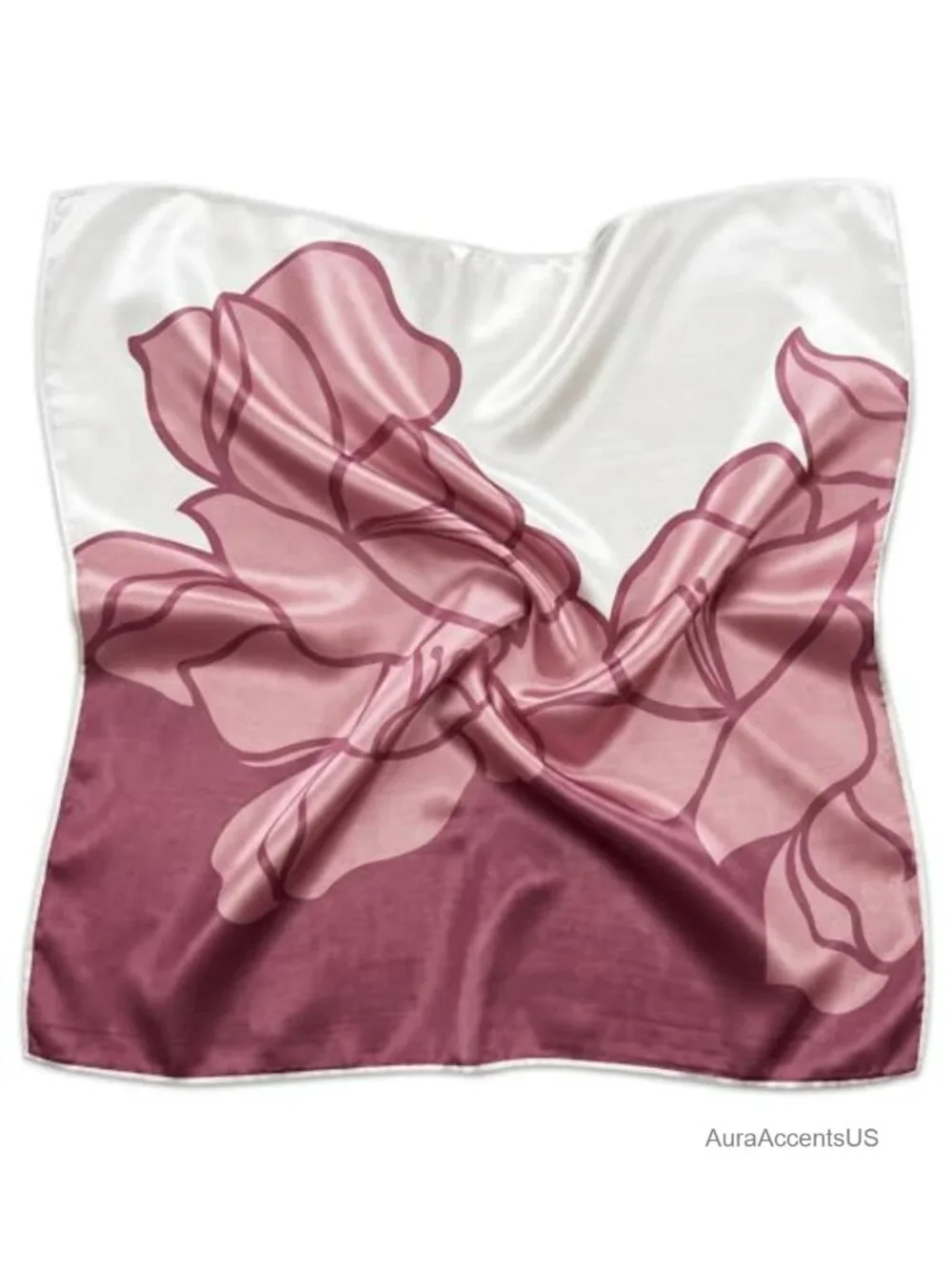 Mulberry Silk Scarf – Lightweight Neckerchief & Head Scarf – 11 Styling Ways